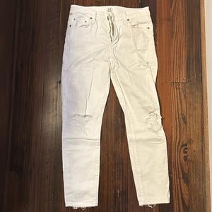 Citizens of humanity white jeans 27